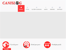 Tablet Screenshot of canislog.sk